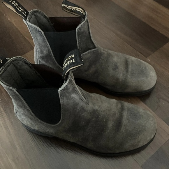 Blundstone Women's Classic Chelsea Boots Charcoal Grey Leather AU 6.5 US - Picture 6 of 15